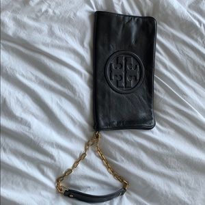 Tory Burch convertible black clutch